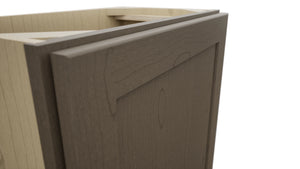 Fabuwood Galaxy Mocha B21FD-12D Base Full Door Cabinet, Detail View