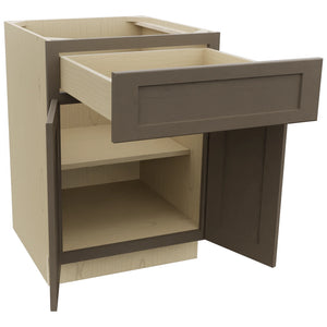 Fabuwood Galaxy Mocha B24 Base Standard Cabinet, Open View