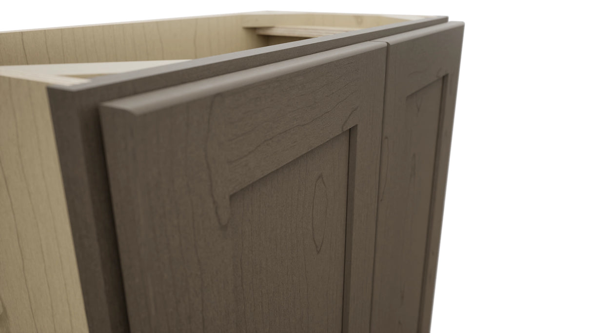 Fabuwood Galaxy Mocha B24FD-12D Base Full Door Cabinet, Detail View