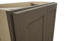 Fabuwood Galaxy Mocha B24FD-12D Base Full Door Cabinet, Detail View