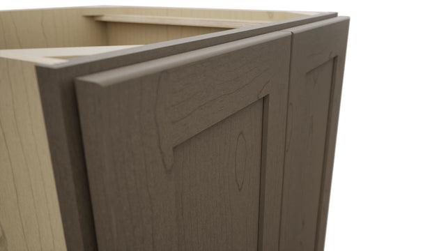 Fabuwood Galaxy Mocha B24FD Base Full Door Cabinet, Detail View