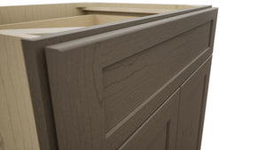 Fabuwood Galaxy Mocha B30 Base Standard Cabinet, Detail View