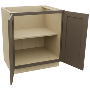 Fabuwood Galaxy Mocha B30FD Base Full Door Cabinet, Open View