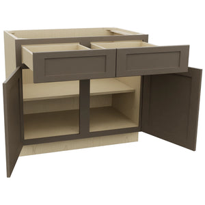 Fabuwood Galaxy Mocha B39 Base Standard Cabinet, Open View
