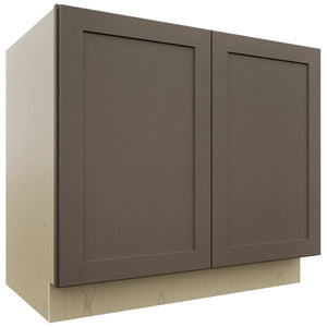 Fabuwood Galaxy Mocha B39FD Base Full Door Cabinet, Front View