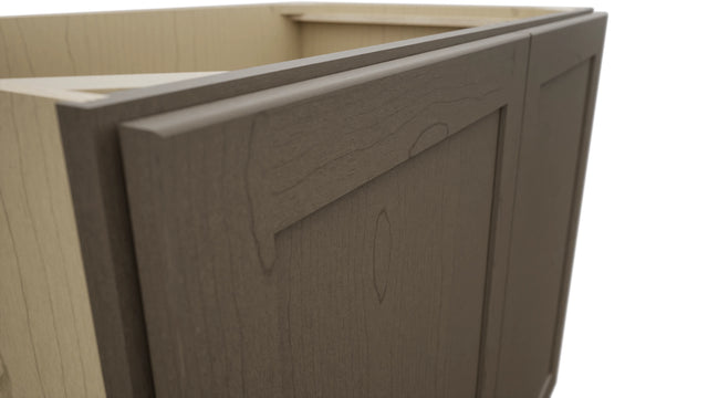 Fabuwood Galaxy Mocha B39FD Base Full Door Cabinet, Detail View