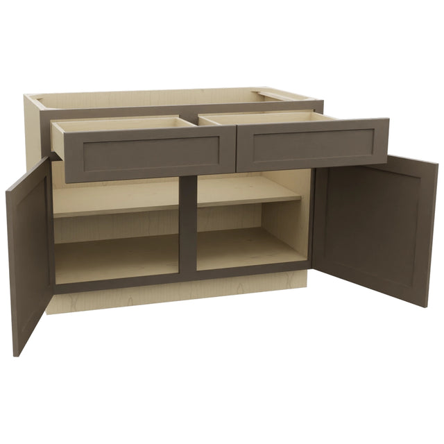 Fabuwood Galaxy Mocha B48 Base Standard Cabinet, Open View
