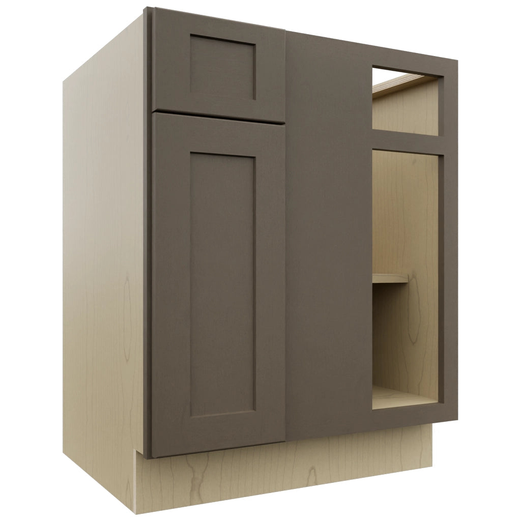 Fabuwood Galaxy Mocha BLB36/39 Base Corner Blind Cabinet, Front View