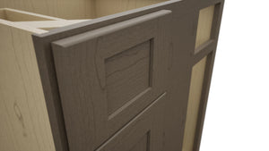 Fabuwood Galaxy Mocha BLB36/39 Base Corner Blind Cabinet, Detail View