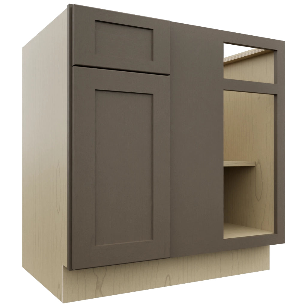 Fabuwood Galaxy Mocha BLB39/42 Base Corner Blind Cabinet, Front View