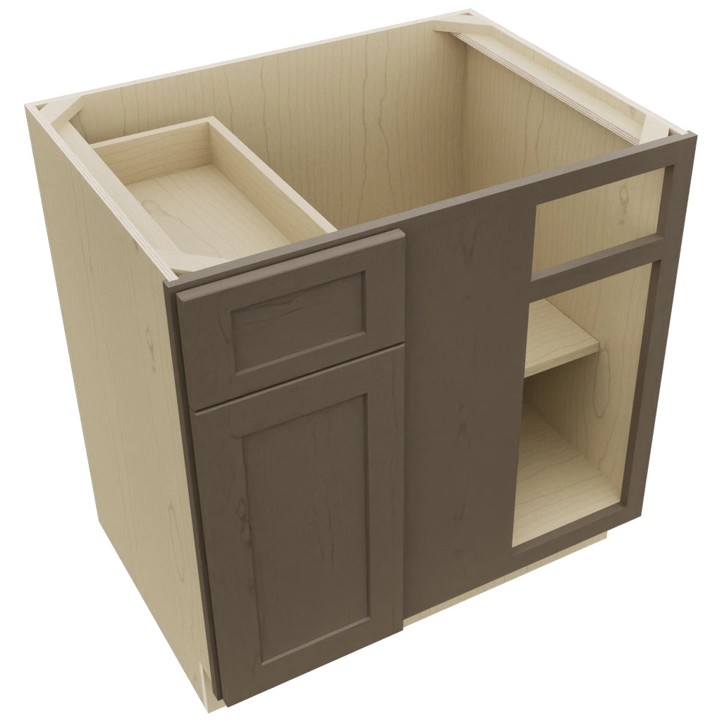 Fabuwood Galaxy Mocha BLB39/42 Base Corner Blind Cabinet, Top View