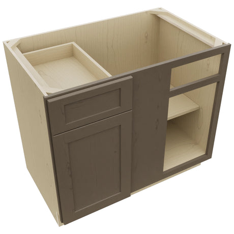 Fabuwood Galaxy Mocha BLB42/45 Base Corner Blind Cabinet, Top View