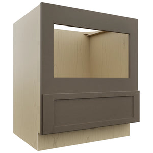 Fabuwood Galaxy Mocha BMC30 Base Microwave Cabinet, Front View