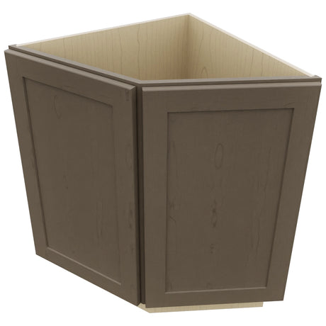 Fabuwood Galaxy Mocha BRA24 Base Return Angle Cabinet, Top View