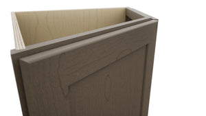 Fabuwood Galaxy Mocha BRA24 Base Return Angle Cabinet, Detail View