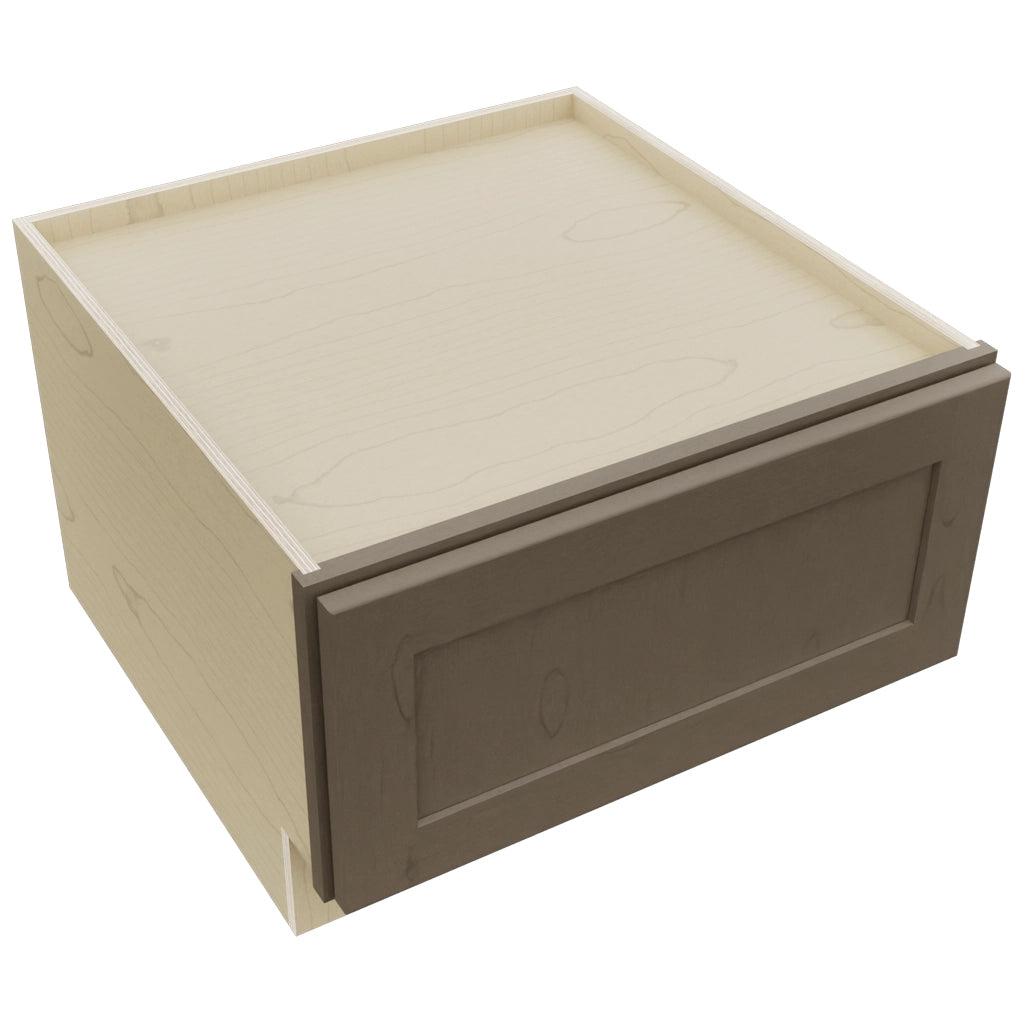 Fabuwood Galaxy Mocha DBS24 Base Bench Seat Cabinet, Top View