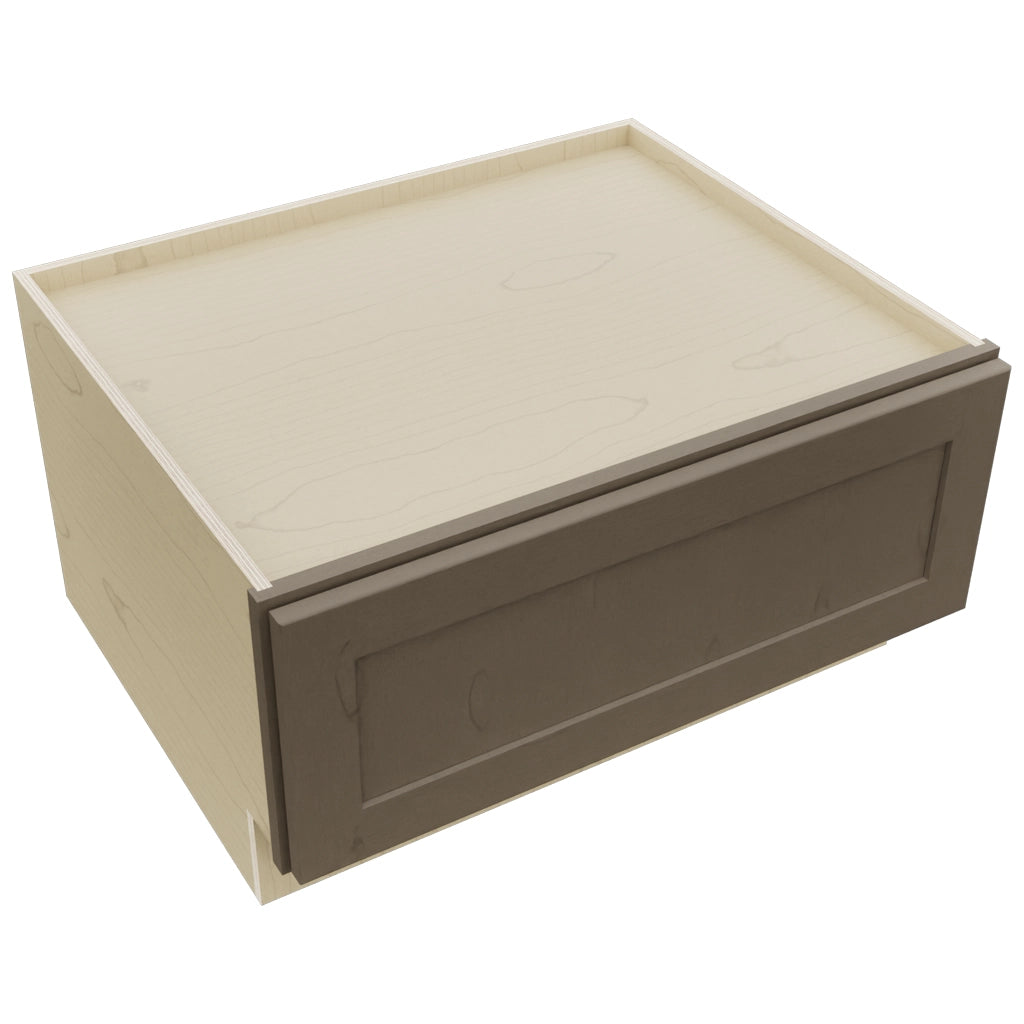 Fabuwood Galaxy Mocha DBS30 Base Bench Seat Cabinet, Top View