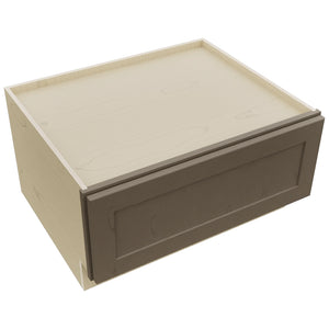 Fabuwood Galaxy Mocha DBS30 Base Bench Seat Cabinet, Top View