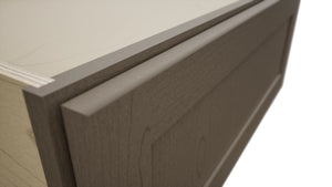 Fabuwood Galaxy Mocha DBS30 Base Bench Seat Cabinet, Detail View