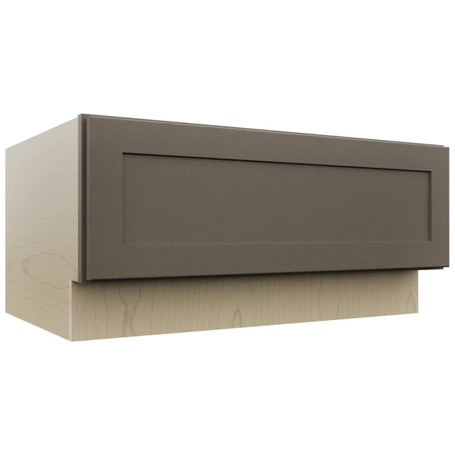 Fabuwood Galaxy Mocha DBS36 Base Bench Seat Cabinet, Front View
