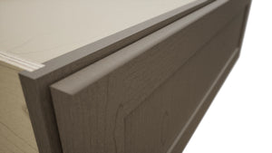 Fabuwood Galaxy Mocha DBS36 Base Bench Seat Cabinet, Detail View