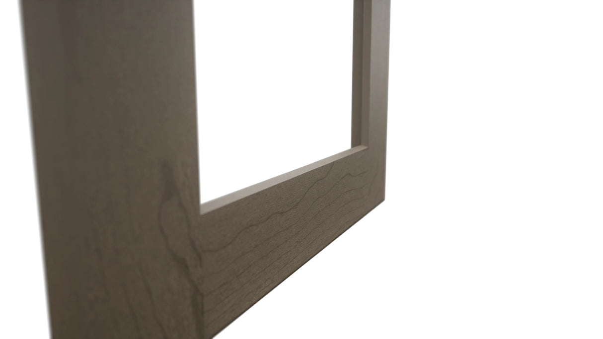 Fabuwood Galaxy Mocha DS DFG1530 Wall Prepped Door, Detail View