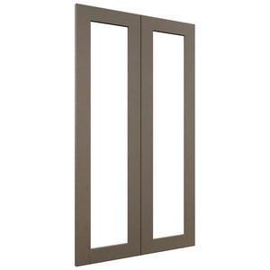Fabuwood Galaxy Mocha DS DFG2442 Wall Prepped Door, Front View