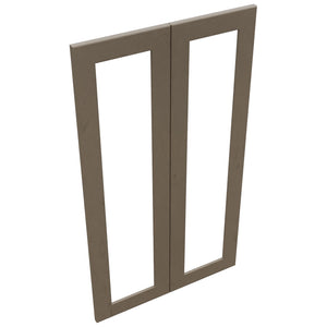 Fabuwood Galaxy Mocha DS DFG2442 Wall Prepped Door, Top View
