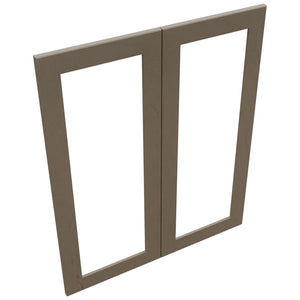 Fabuwood Galaxy Mocha DS DFG3036 Wall Prepped Door, Top View