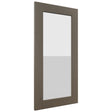 Fabuwood Galaxy Mocha DS GDW1530 Wall Glass Door, Front View