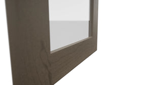 Fabuwood Galaxy Mocha DS GDW1530 Wall Glass Door, Detail View