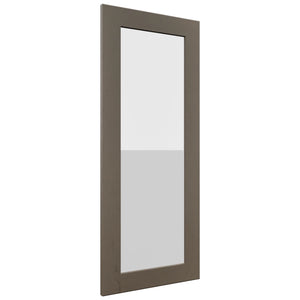 Fabuwood Galaxy Mocha DS GDW1536 Wall Glass Door, Front View
