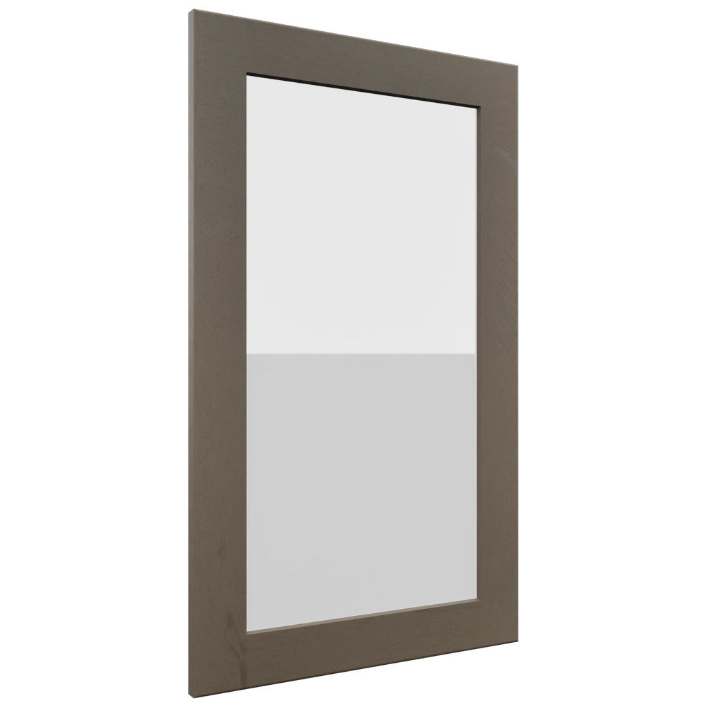 Fabuwood Galaxy Mocha DS GDW1830 Wall Glass Door, Front View