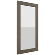 Fabuwood Galaxy Mocha DS GDW1836 Wall Glass Door, Front View
