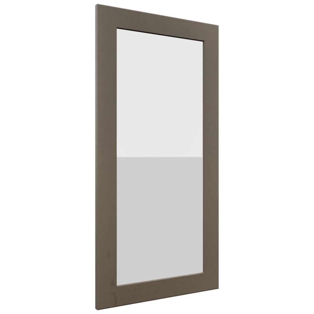 Fabuwood Galaxy Mocha DS GDW1836 Wall Glass Door, Front View