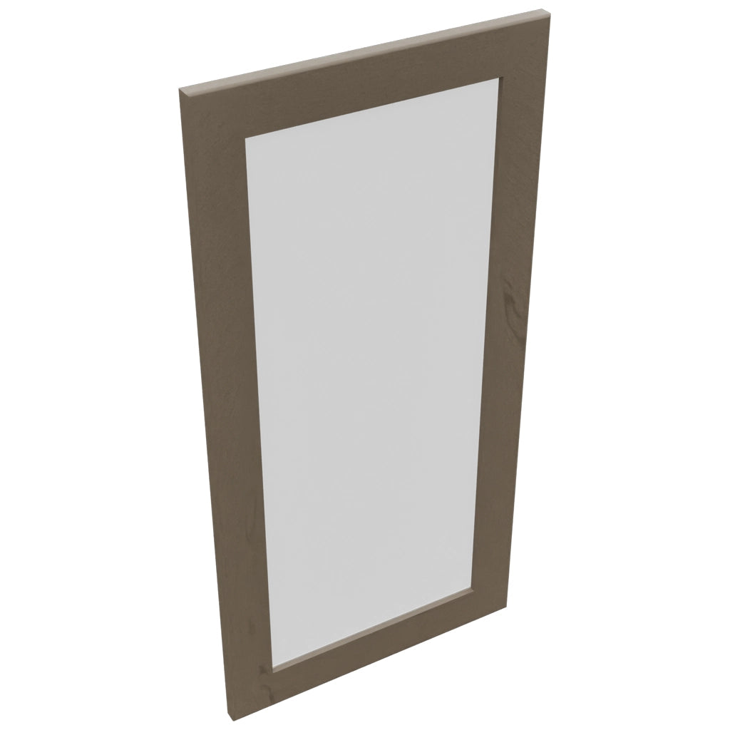 Fabuwood Galaxy Mocha DS GDW1836 Wall Glass Door, Top View