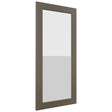 Fabuwood Galaxy Mocha DS GDW1839 Wall Glass Door, Front View