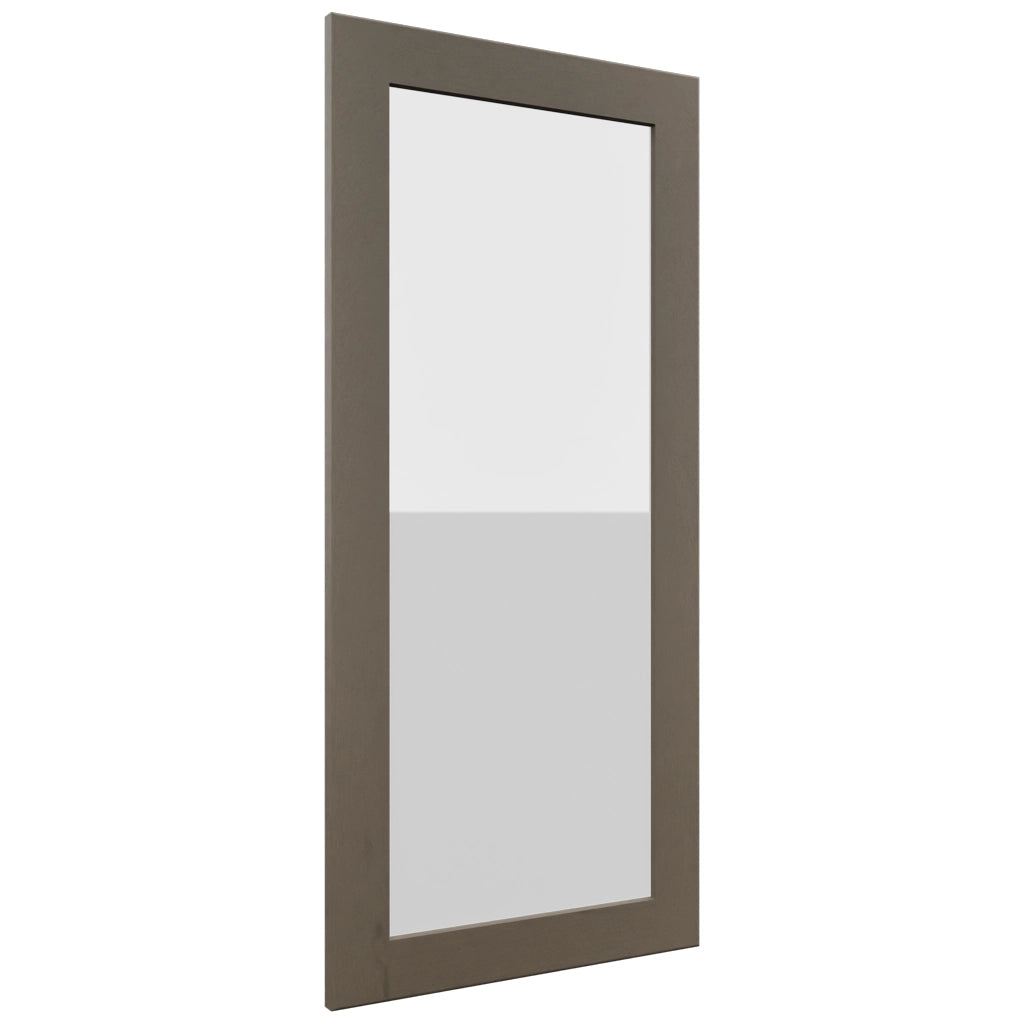 Fabuwood Galaxy Mocha DS GDW1839 Wall Glass Door, Front View