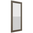 Fabuwood Galaxy Mocha DS GDW1842 Wall Glass Door, Front View