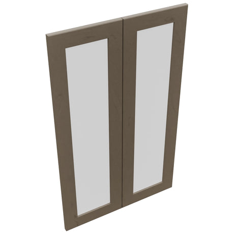 Fabuwood Galaxy Mocha DS GDW2439 Wall Glass Door, Top View