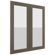 Fabuwood Galaxy Mocha DS GDW3036 Wall Glass Door, Front View