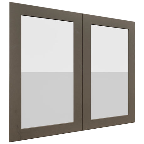Fabuwood Galaxy Mocha DS GDW3630 Wall Glass Door, Front View