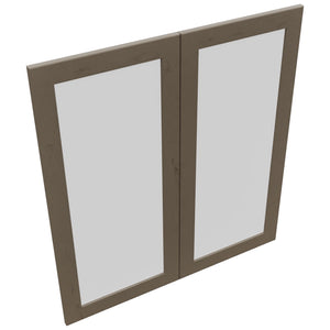 Fabuwood Galaxy Mocha DS GDW3639 Wall Glass Door, Top View