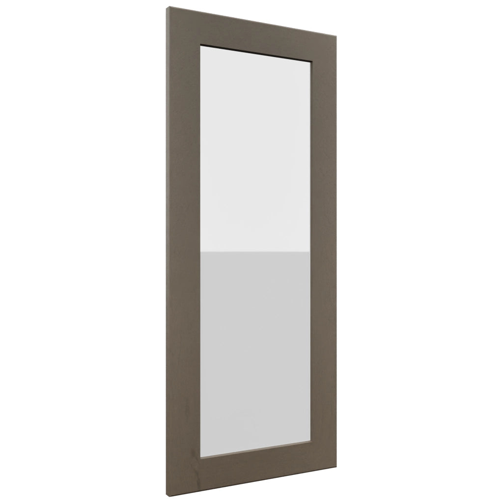 Fabuwood Galaxy Mocha DS GDWDC2436 Wall Glass Door, Front View