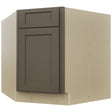 Fabuwood Galaxy Mocha DSB36 Base Corner Diagonal Sink Cabinet, Front View