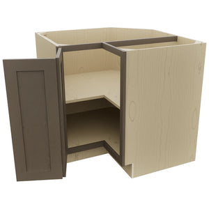 Fabuwood Galaxy Mocha ERB36 Base Corner Easy Reach Cabinet, Open View