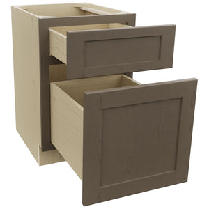 Fabuwood Galaxy Mocha FD18 Vanity Desk, Open View