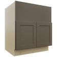 Fabuwood Galaxy Mocha FS30 Base Farm Sink Cabinet, Front View