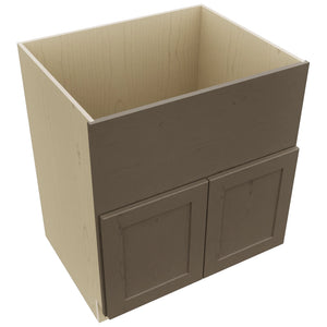 Fabuwood Galaxy Mocha FS30 Base Farm Sink Cabinet, Top View