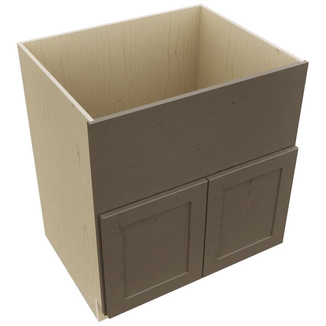 Fabuwood Galaxy Mocha FS30 Base Farm Sink Cabinet, Top View